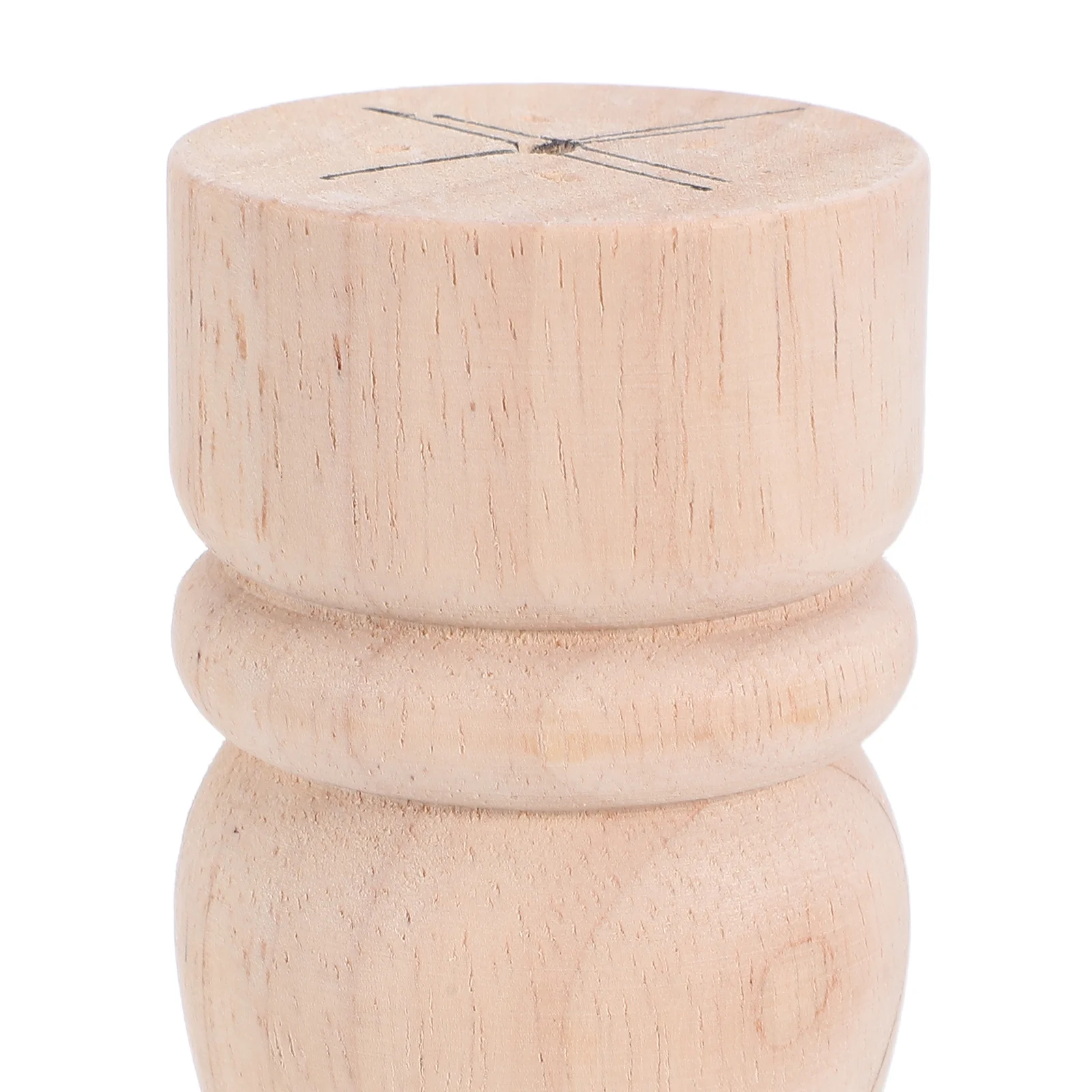 أرجل أثاث مستديرة غير مطلية من الخشب على الطراز الفرنسي خزانة أريكة طاولة كعكة قدم أرجل خشبية قوية لسرير أريكة مضمد