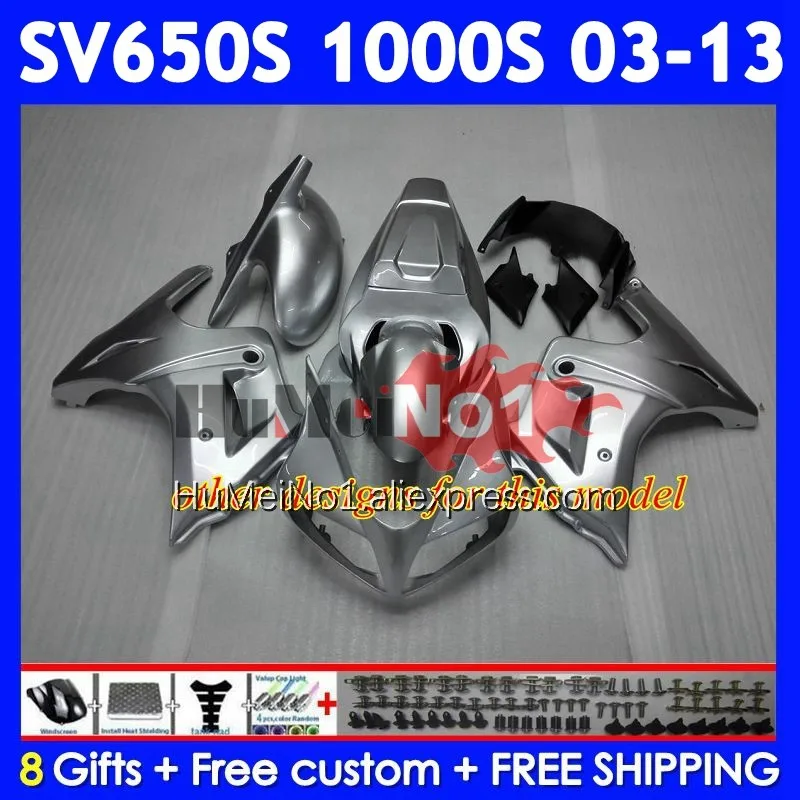 SV1000S For SUZUKI SV650S SV650 SV1000 S 111No.9 SV 650S Hot black 1000S 03 04 05 06 07 08 2009 2010 2011 2012 2013 Fairing