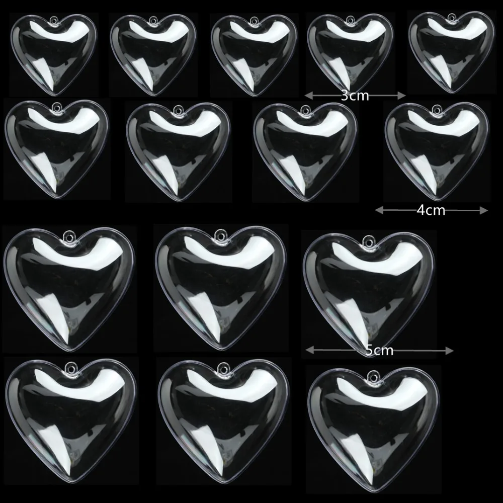 12 قطعة صندوق فارغ للحب الشفاف لعيد الحب وحفلات الزفاف وأعياد الميلاد وحفلات الكرنفال وعيد الفصح وديكور حشو الهدايا #2