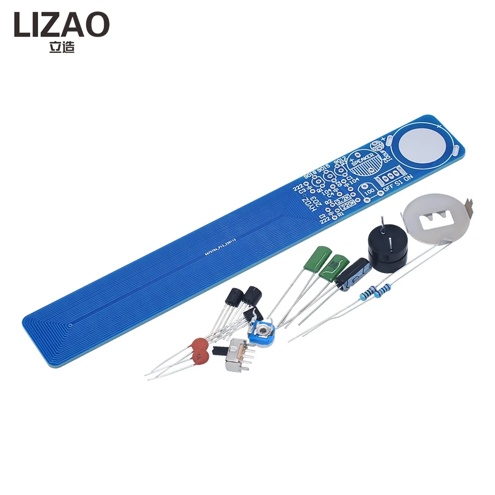 LIZAO Simple Metal Detector Electronic DIY Kit Teaching Practice Production Welding Learning Components for Learner