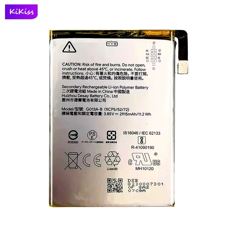 G013A-B Mobile Phone Battery For HTC GOOGLE PIXEL 3 G013B G013A 2915mAh Real Capacity