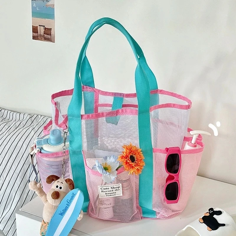 Macaron colors Swimming Bag Travel Beach Portable Large Capaci Waterproof Dry Wet Separation Sport Bag Organizer Storage Bag
