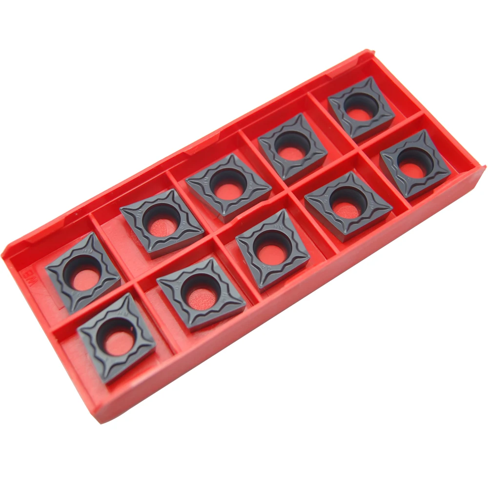 Herramientas de torneado interno CNC, insertos de carburo, cortador de torno, EDGEV CCMT060202 CCMT060204 CCMT09T304 CCMT09T308 CCMT120404 CCMT120408