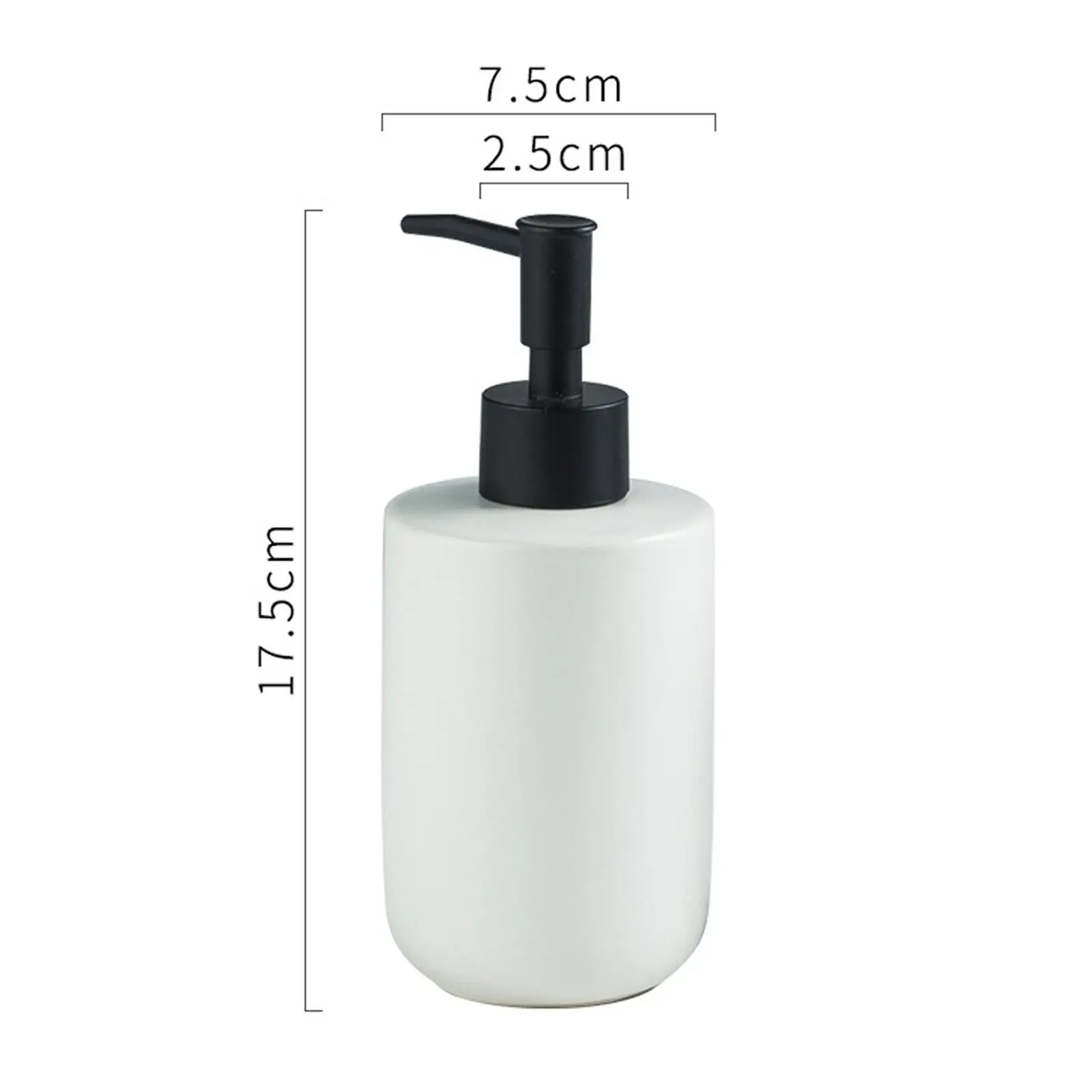 350ml Soap Dispenser Bottle Reusable Containers for Restaurant Hotel Home