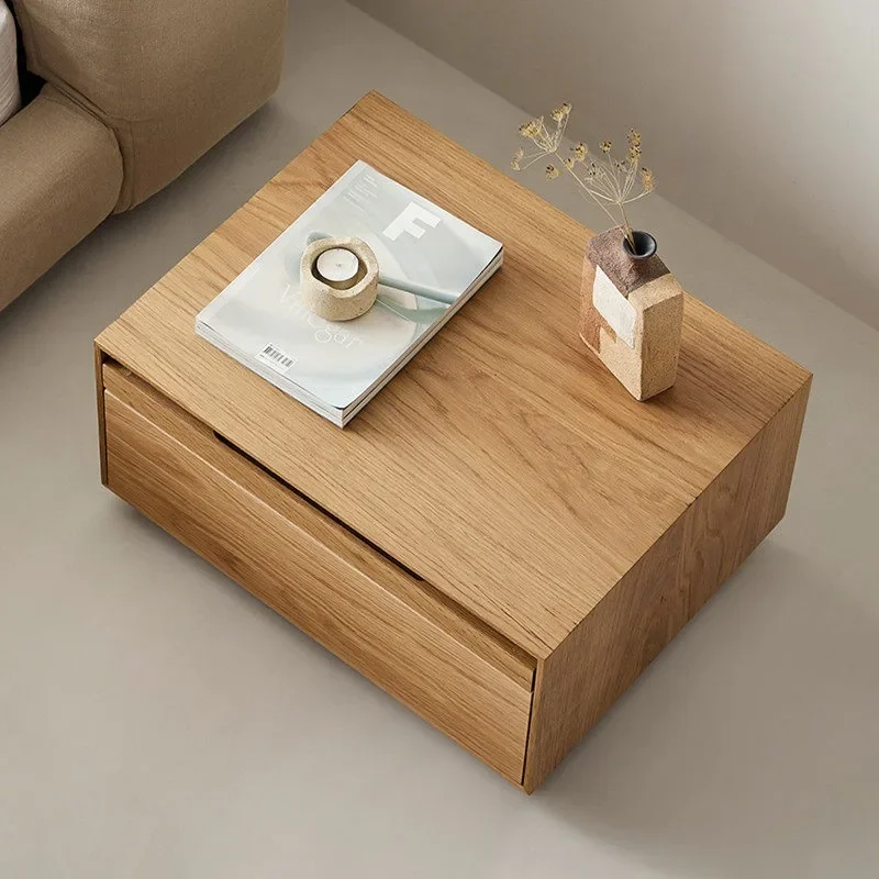 solid wood bedside table, log color natural wind multi-functional locker, bucket cabinet, small household bedside
