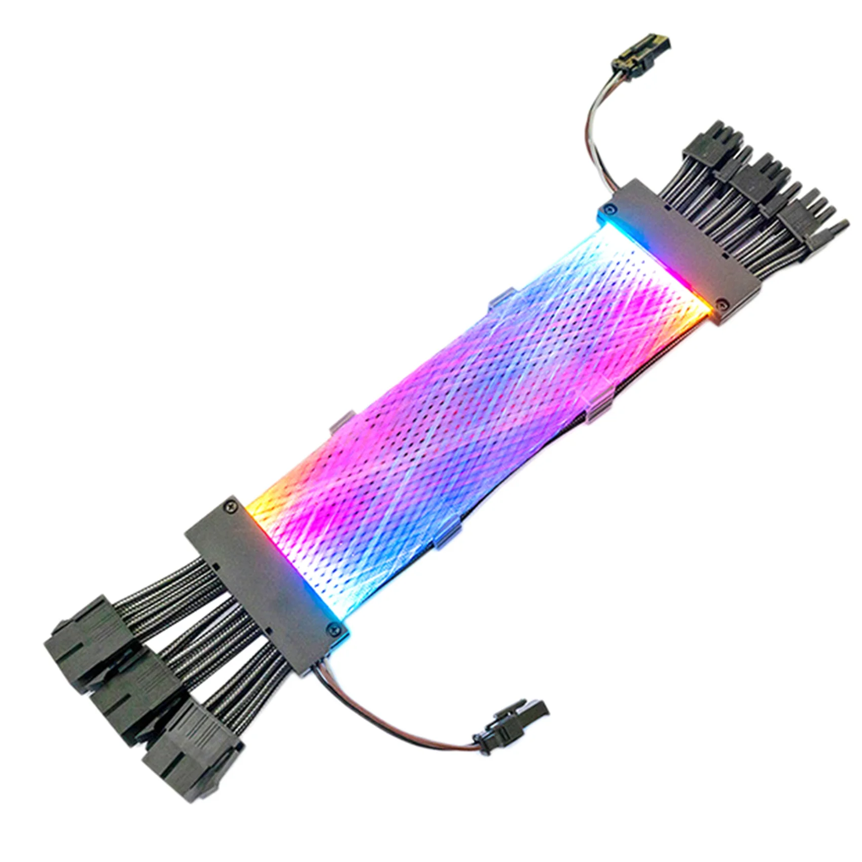 

Sync Extension Cable 5V ARGB 6Pin+2Pin GPU Power Illuminated Cable RGB Cable Connector for PC Case