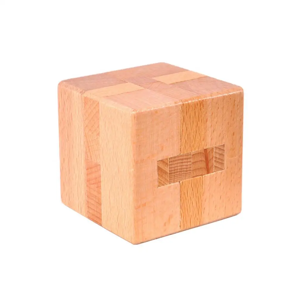 Chinese Classic Wooden Puzzles Cube Kongming Luban Lock Brain Teaser Educational Toy Magic Puzzle Toy