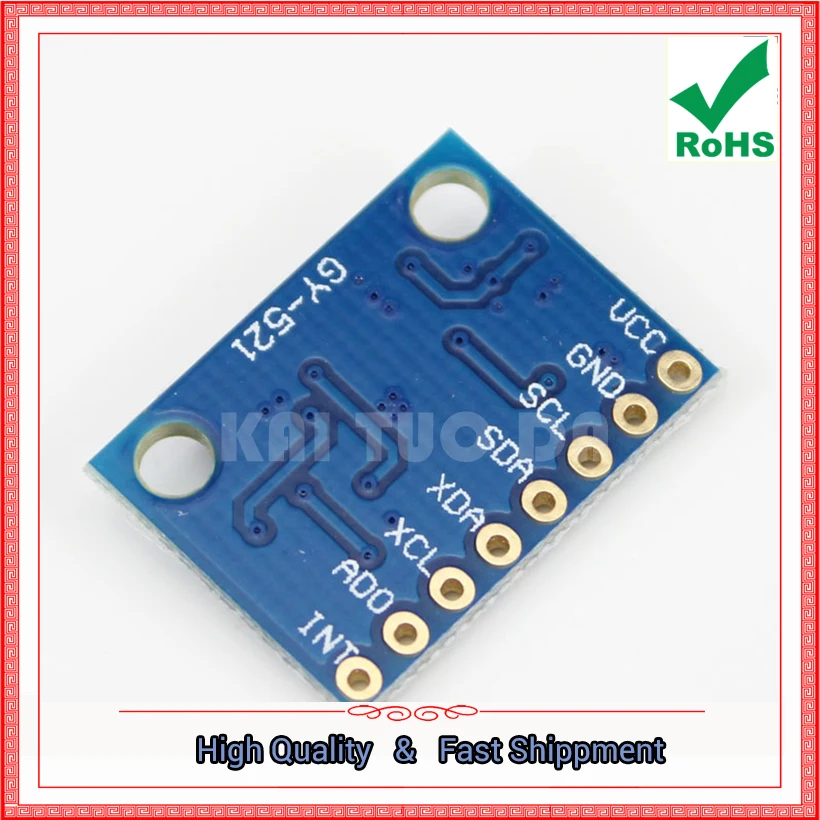 MPU-6050 Module Triaxial Acceleration Gyroscope 6DOF Module GY-521 Code Schematic Diagram Board C7B2