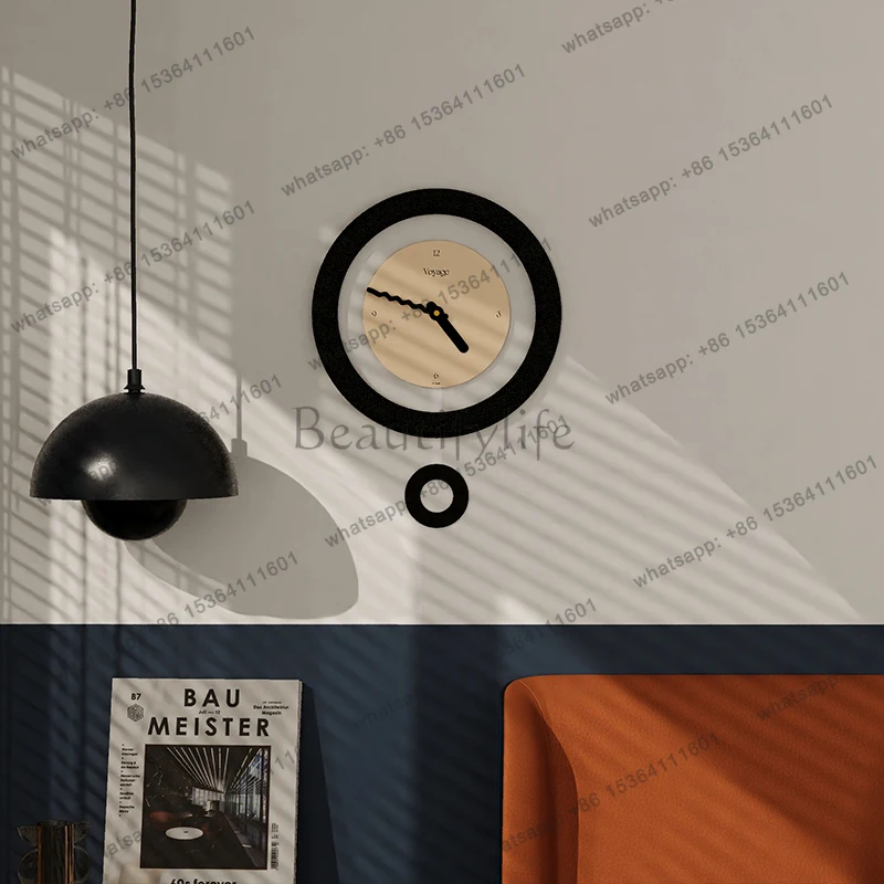 Minimalist Creative Clock Wall Interior Aesthetic Nordic Fashion Designer High Quality Wall Watch Reloj De Pared Decorations