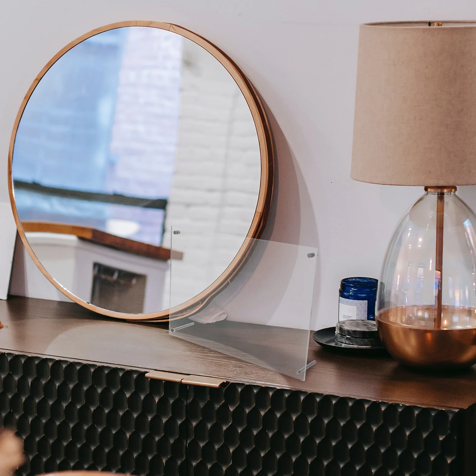 

Clear Acrylic Photo Frame A4 Size Transparent Certificate Document Poster Display Stand Tabletop Photo Picture Frame Decor