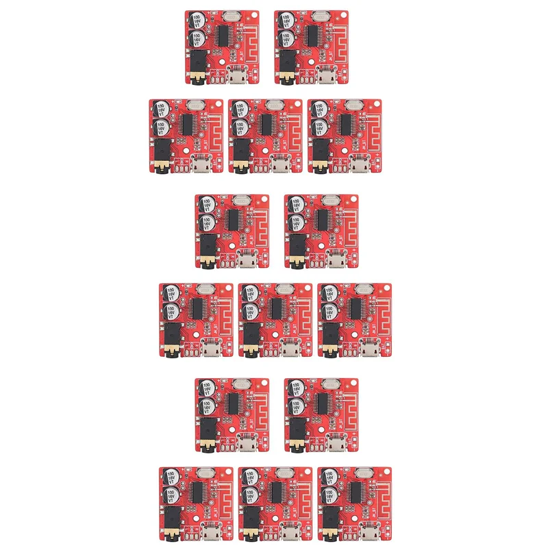 15 Buah DIY Papan Penerima Bluetooth 5.0 Papan Dekoder Lossless Modul Musik Stereo Nirkabel, Modul Amplifier Speaker