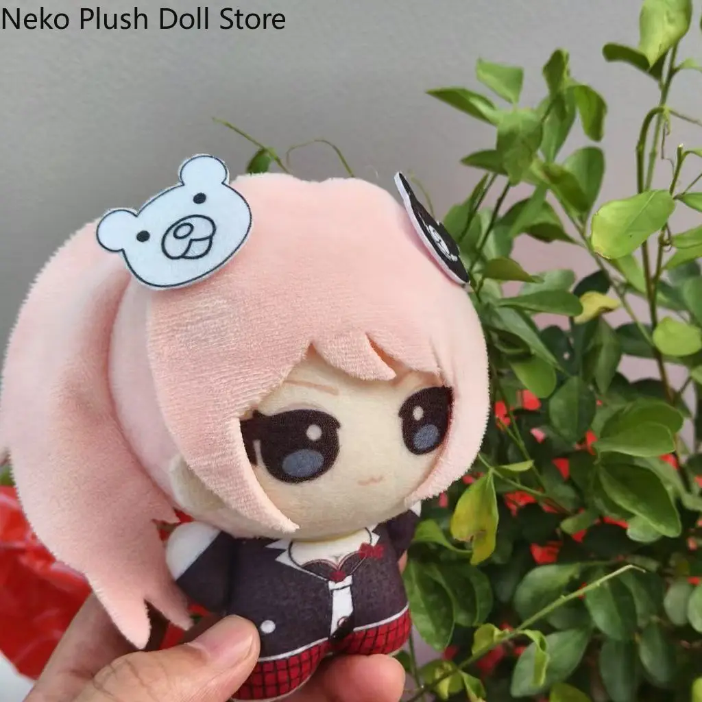 Junko Enoshima Anime Pluszowa Lalka Body Przebieranki Ubrania Pluszaki Wypchane Zabawki Figurki Prezent Halloween Cosplay Halloween 10cm