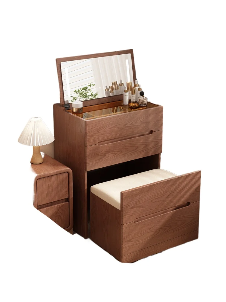 

Solid wood dresser small makeup table