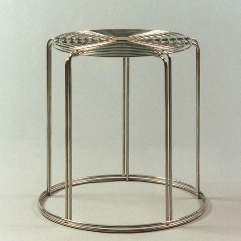 

Dining Stool VP11 Stainless Steel Stool Stackable Lightweight Steel Wire Stool Coffee Table