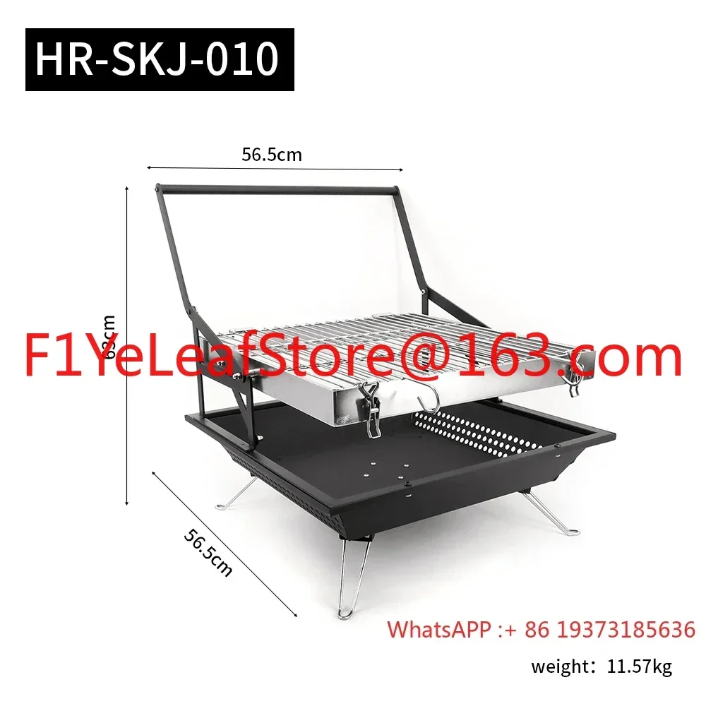 Easy Charcoal Flip Folding BBQ Grills New Portable Camping