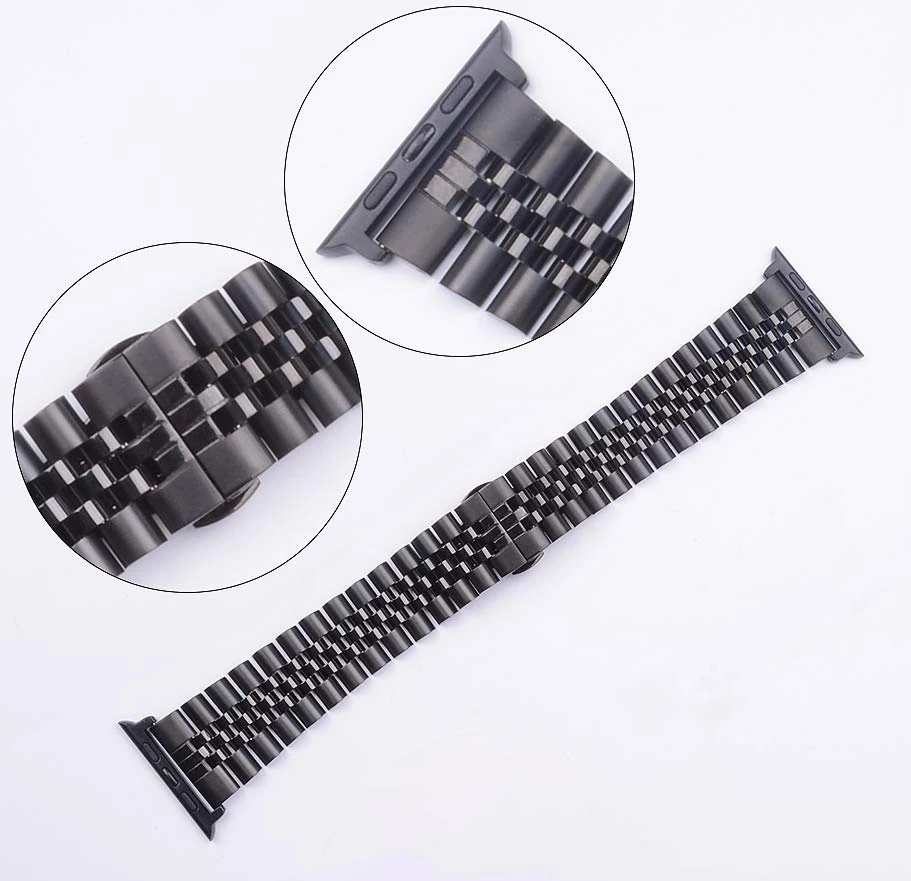 Metal strap for Apple watch 10 46mm 42mm Ultra 2 49mm 40mm 41mm 44mm 45mm Stainless steel wristband For iwatch 9 8 7 6 5 4 3 SE