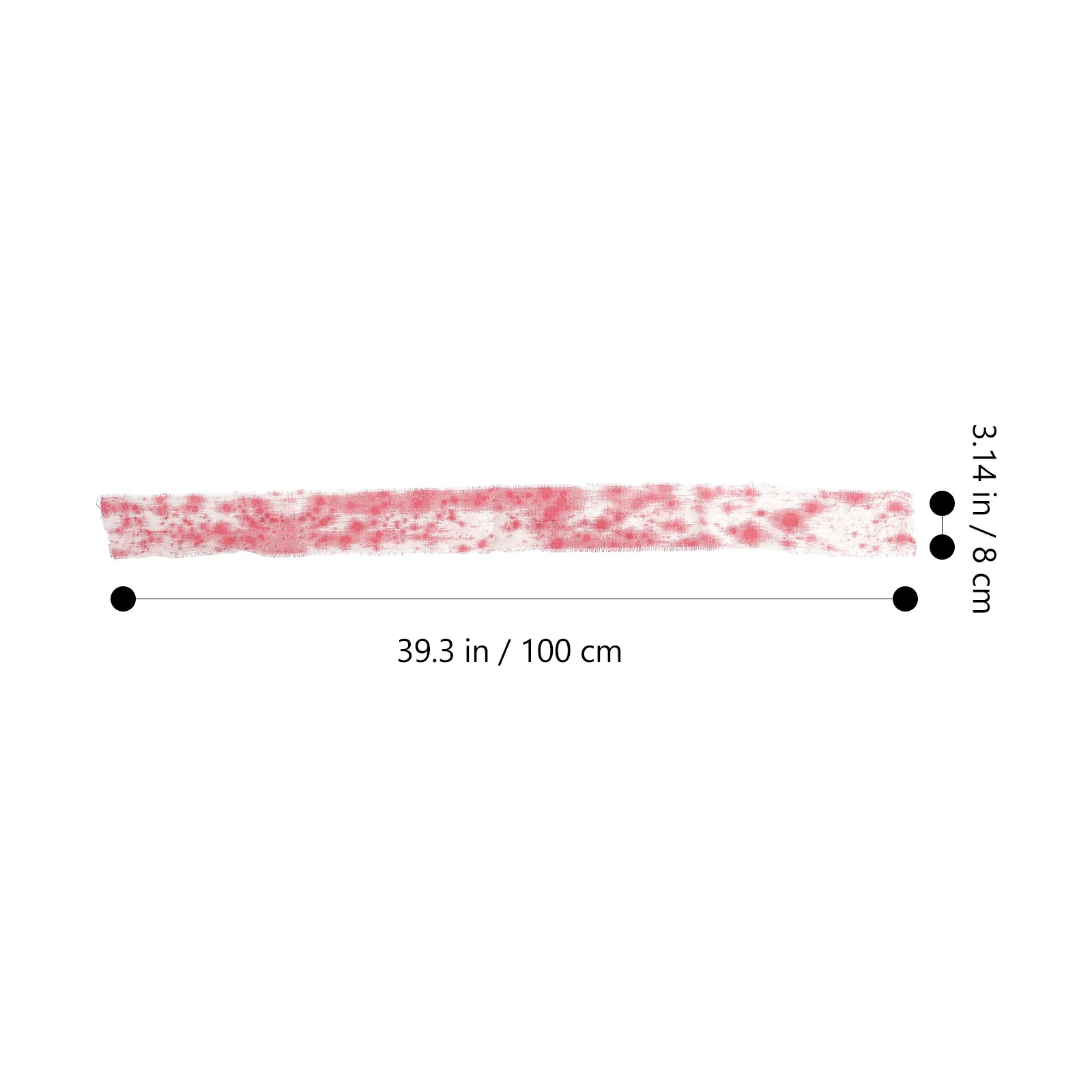 شريط قماش الدم، ديكور شاش الهالوين، دعامة تخطيط المشهد الدموي، ديكور حفلات مخيف، ملحقات مسكونة للسلامة #1