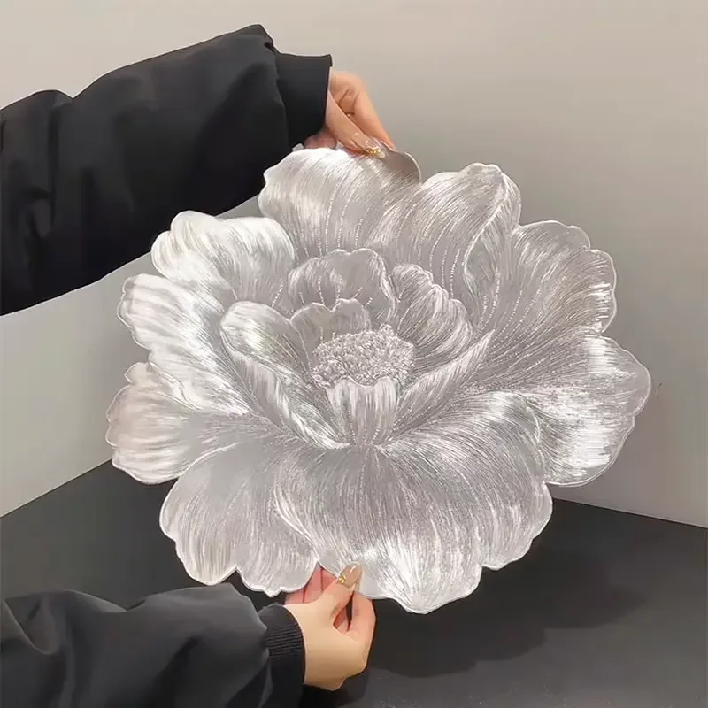 [2 Pieces in Hand] Flower Nordic Style Creative Decorative Pad Non-slip PVC Soft Table  Салфетки Под Горячее Kitchen Accessories