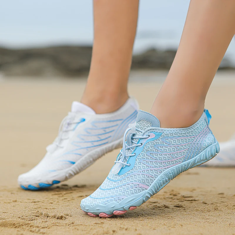 Aqua Waterschoenen Strandschoenen Sneldrogende Blote Voeten Schoenen Man Ademende Lichtgewicht Zwemschoenen Antislip Voor Volwassenen En Kinderen