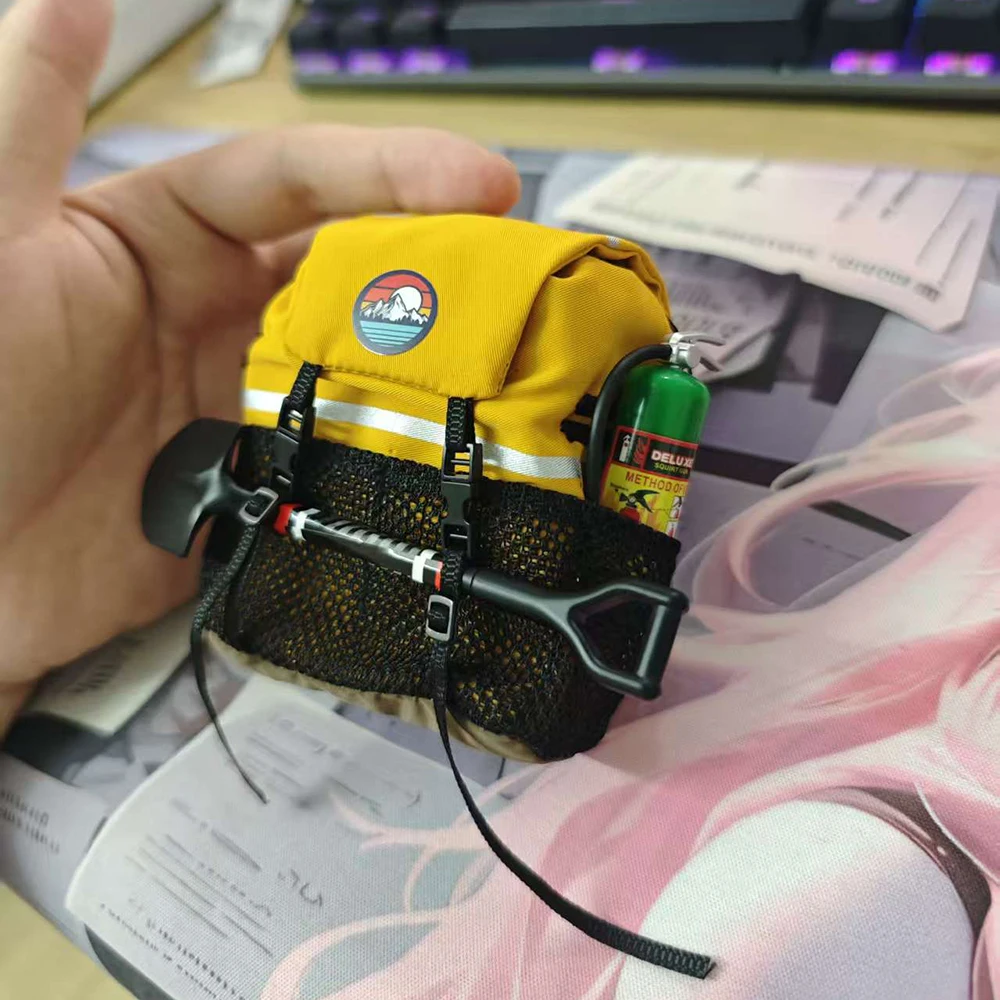 Simulated Off-road Bag/shovel Kit for 1/10 RC Crawler Car Traxxas TRX4 Defender Bronco AXIAL SCX10 90046 RC4WD D90 Tank 300 TRX6