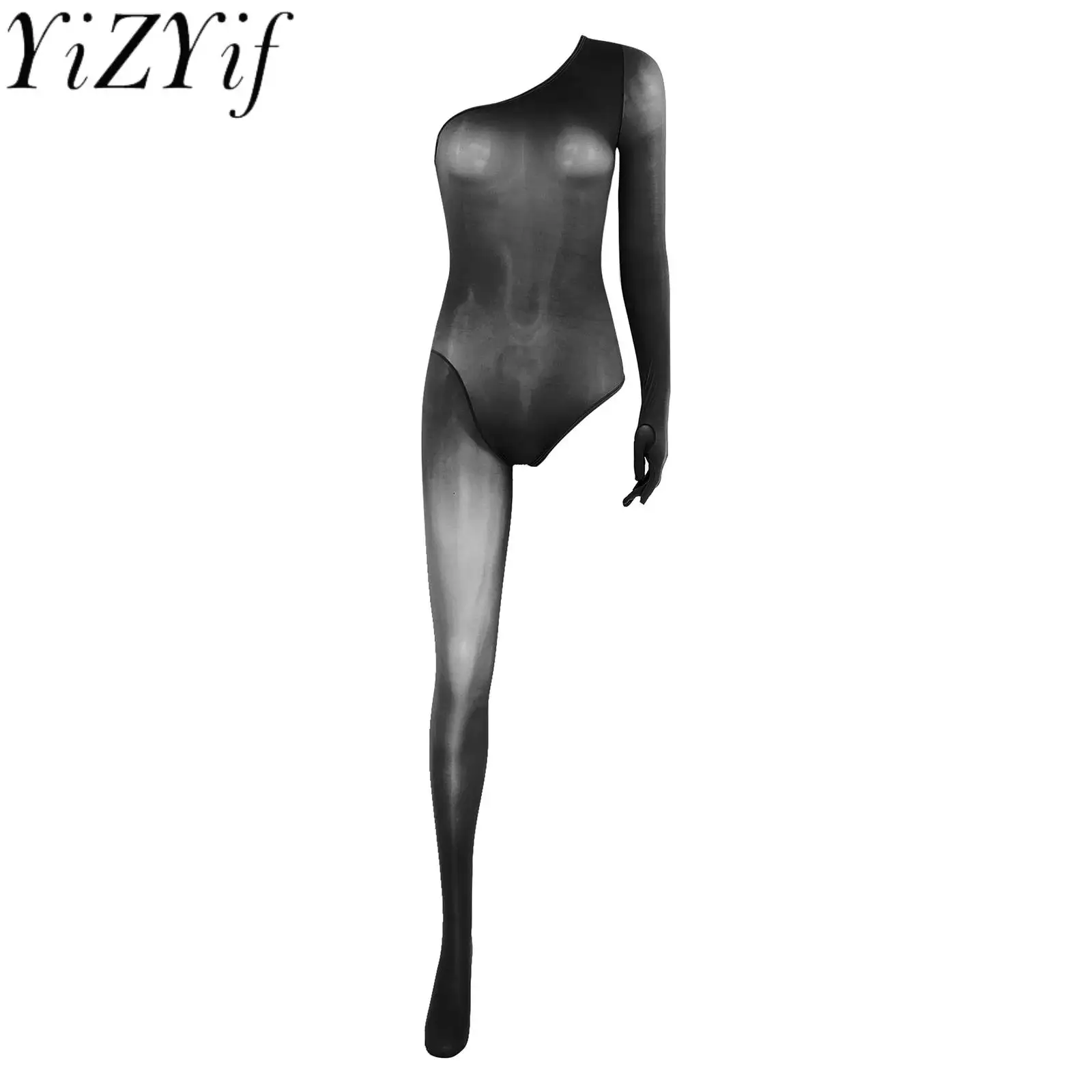 

Женское нижнее белье, ультратонкие соблазнительные чулки для тела, колготки с асимметричными рукавами и ногами, комбинезоны для эротических свиданий, ночное белье