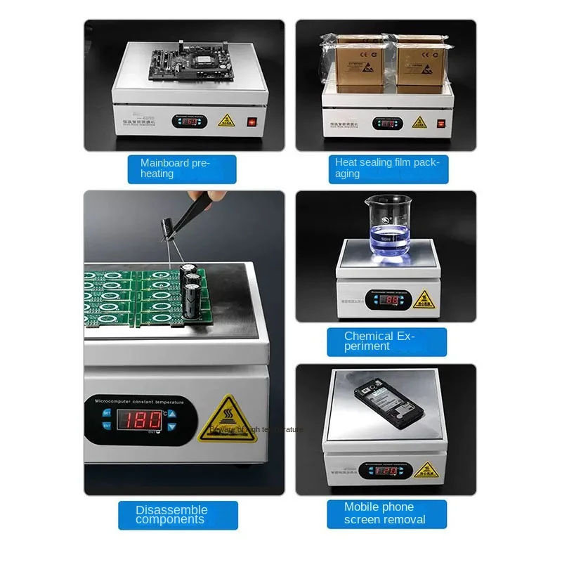 150*150Mm Heating Station Digital Preheating Platform Electronic Hot Plate Maintenance Heating Station for Lcd Screen Repair