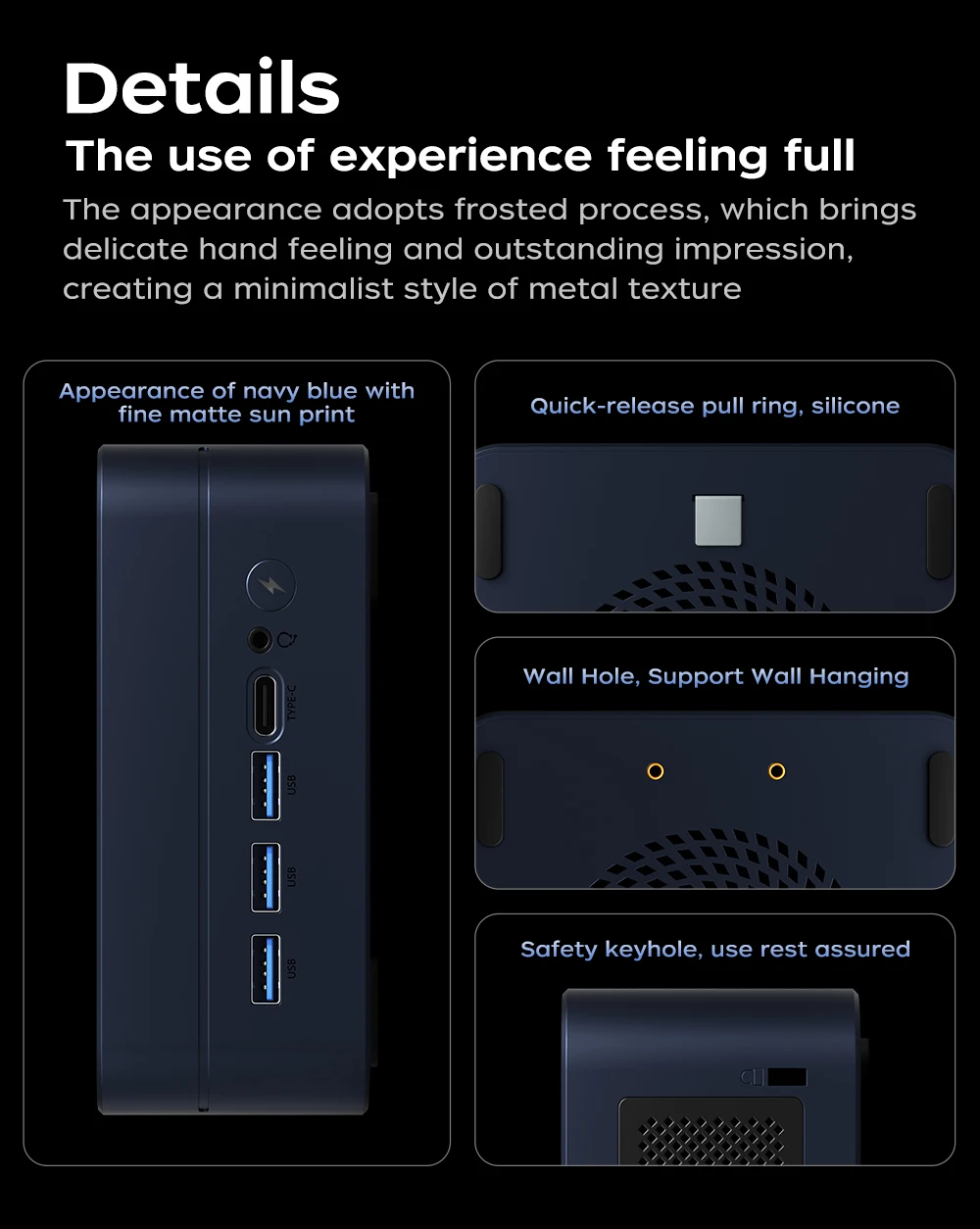 AittactXTexHoo 미니 PC AMD R7 8745HS 7840HS 7735HS R5 6600H DDR5 NVMe 듀얼 HDMI DP 4K Wifi6 데스크탑 게임용 컴퓨터