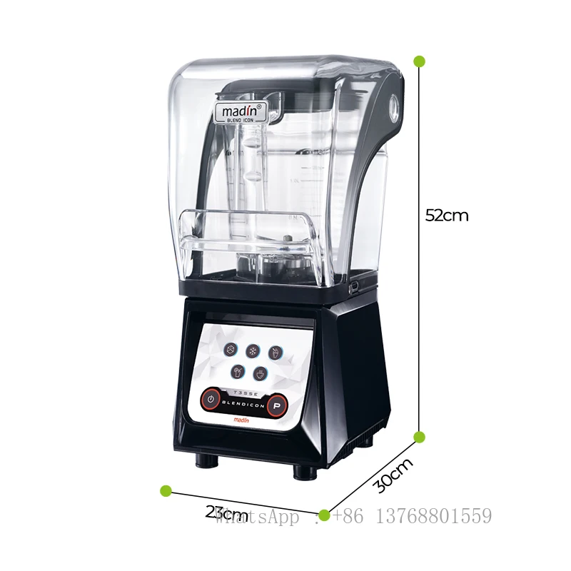 High Speed Wall Breaking Machine Cup Blender Machine Sound Proof Cover Heavy Duty Commercial Silent Fruit Blender Ice Mixer