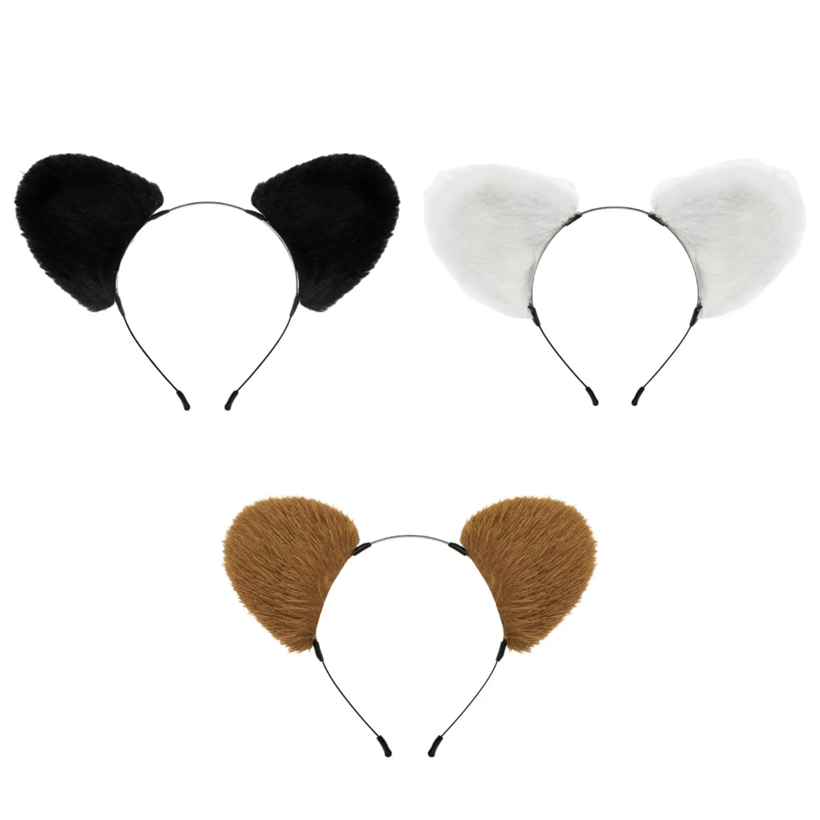 Panda Ears Headband Cosplay for Kids Adults Decoration Party Animal Headwear for Prom Role Play Carnival Masquerade Fancy Dress