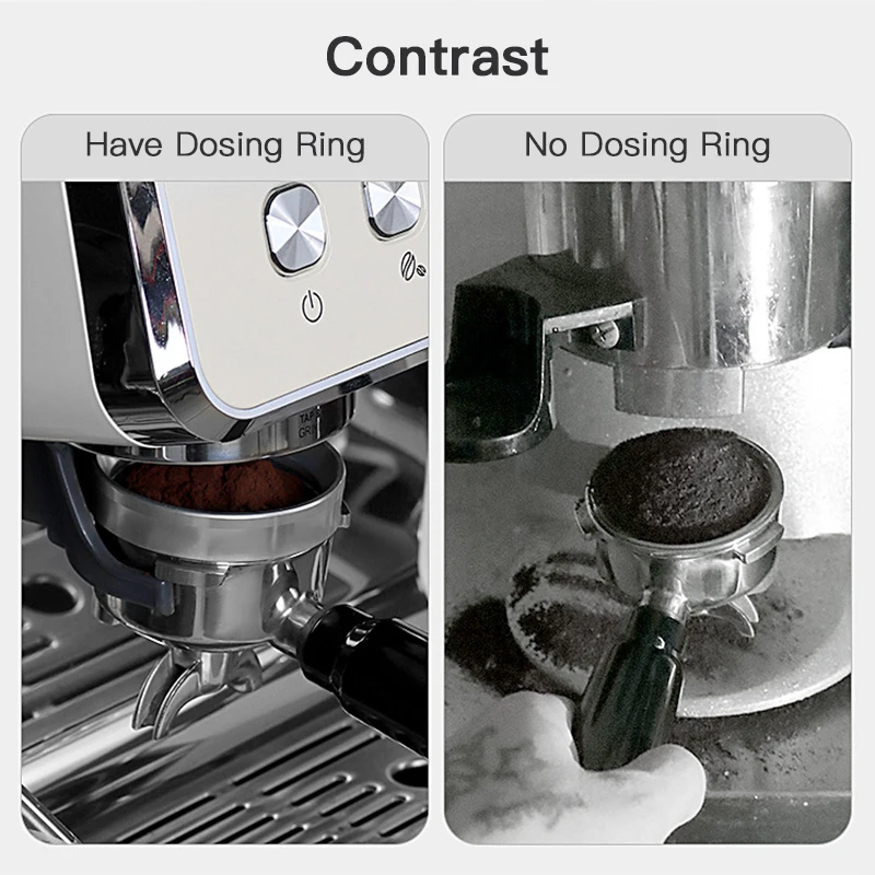 Coffee Dosing Ring 51MM 53MM 58MM Magnetic Funnel For Delonghi Breville Sage Portafilter Espresso Maker Accessories Barista Tool