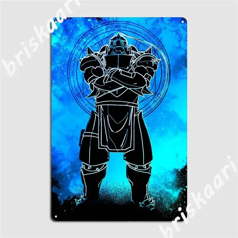 Armor Soul Metal Plaque Poster Design Club Bar Wall Pub Plaques Tin Sign Posters