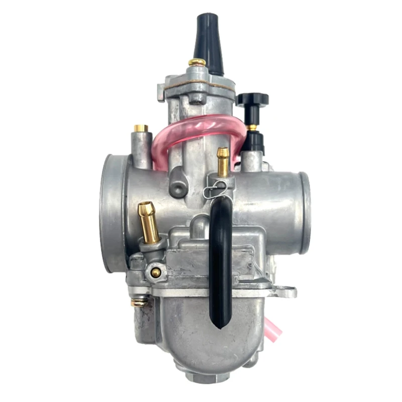 Super Sale PWK Universal Carburetor, 28 mm PWK Motorcycle Carburetor Power Injection, for Racing Mikuni Koso ATV Yamaha