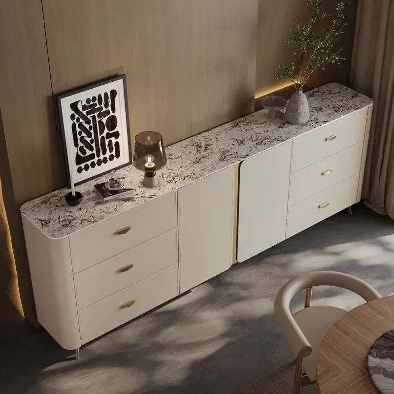 # Classic Hydraulic Living Room Cabinet Premium Rolling Storage Cabinet Nordic Easy Clean Armario Sala Living Room Furniture