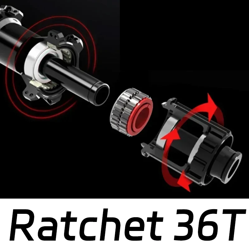 GOLDIX M370 28 حفرة Mtb دفعة محور السقاطة 36T 28 ثقوب صاخبة K7 مكعب الرعد كتلة محور الدراجة السقاطات 12 سرعة مايكرو سبلاين