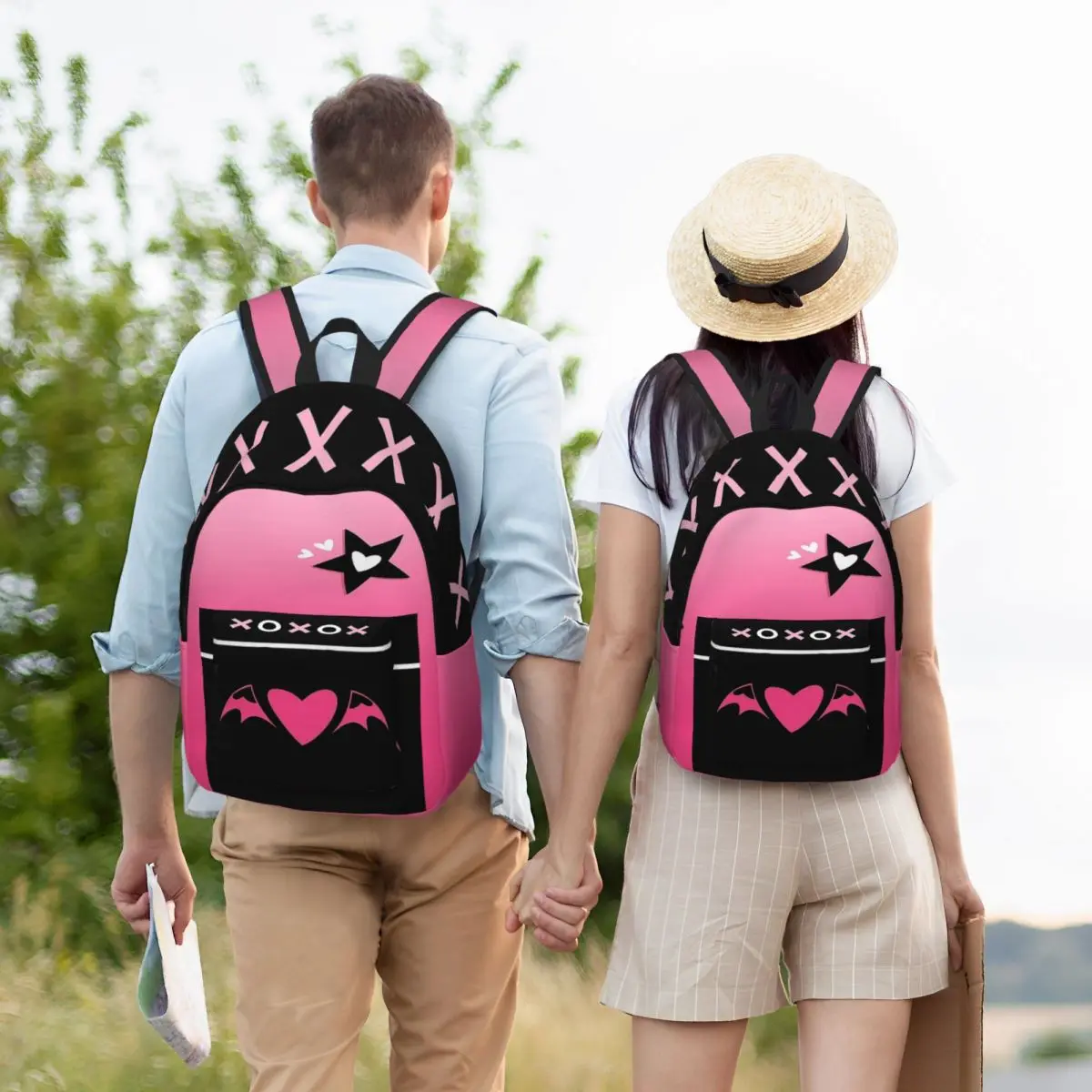 Helluva Boss-mochila Verosika para niño y niña, morral escolar de lona para estudiantes, morral para preescolar, bolsa primaria para deportes