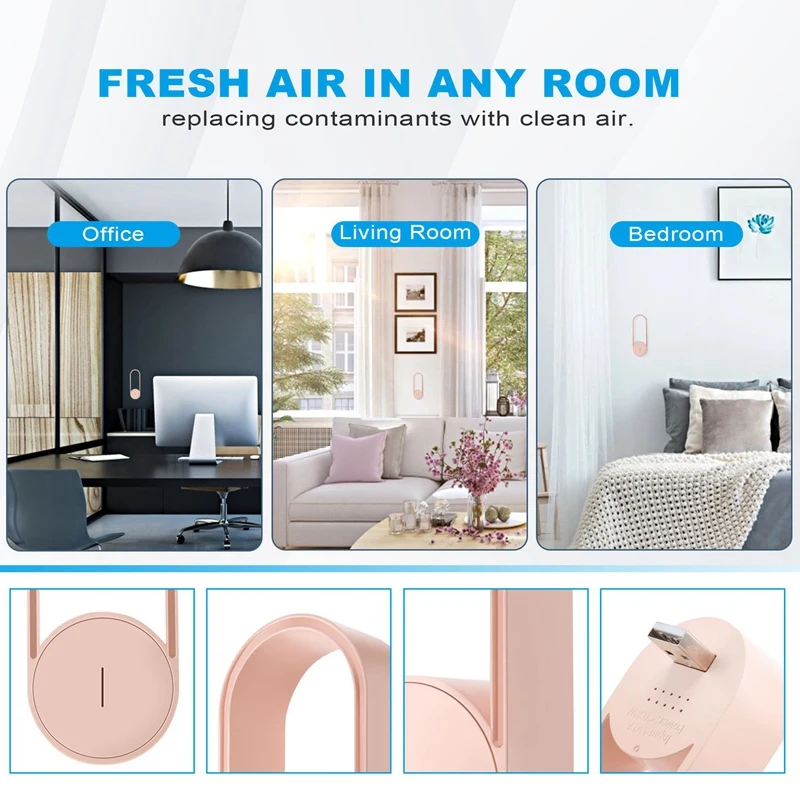 20 Million Negative Ion Purifier Mini Portable Household Ionizer USB Plug-In Car Air Purifier For Area 31㎡-40㎡ image 5