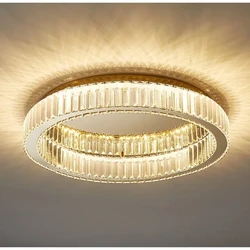 Modern Crystal Chandelier Ceiling Light for Living Room Lamp Dining Table Hotel Hall Lamps Indoor Lights Fixture Home Appliance