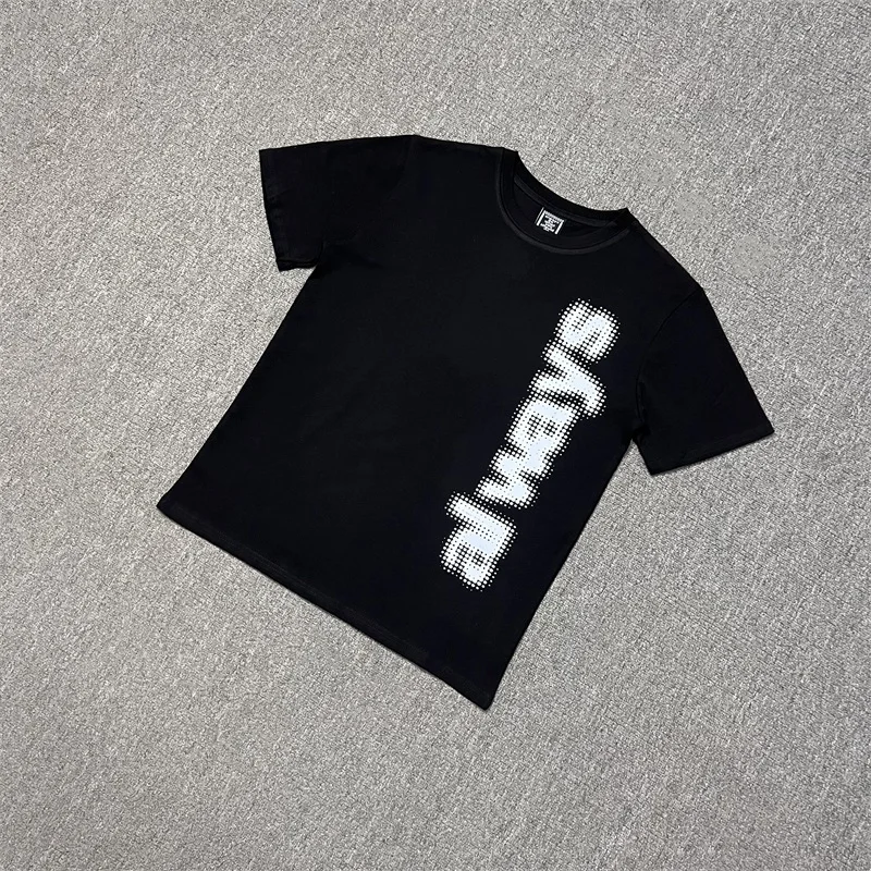 Alway Do What You Should Do T-Shirts Men Women 1:1 High Quality Letter Logo Print ADWYSD Black Short Sleeves Tshirts