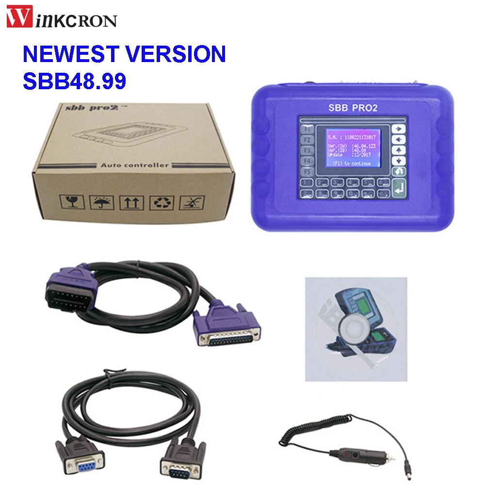 2026 Car Key Programmer SBB PRO2 V48.99 Version batter than SBB V46.02 Mini Zedbull Auto Key Programmer cover most of All Cars