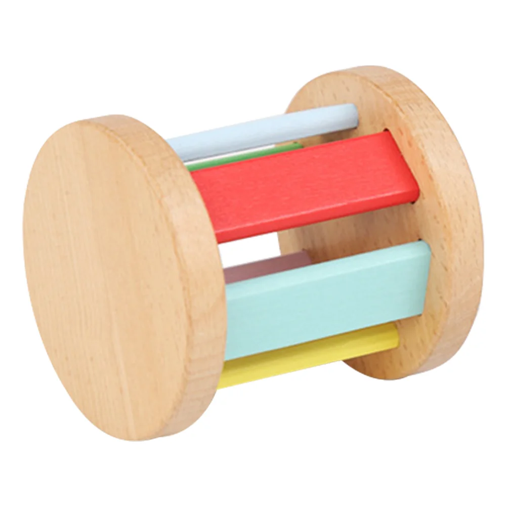 

Musical Instrument Roller Newborn Kids Instruments Sensory Wood Wooden for Baby