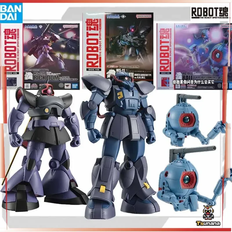 

BANDAI Original MODEL KIT ROBOT ACTZAKU MS-09R RICKDOM Anime Action Figure Model Toy Gift for Boy Collectible Foam Box Packing