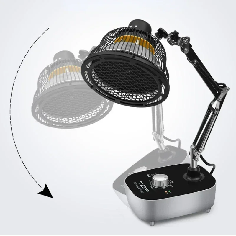 อุปกรณ์บําบัดด้วยคลื่นแม่เหล็กไฟฟ้าเฉพาะโคมไฟอบไฟฟ้าแบบตั้งโต๊ะอินฟราเรดพร้อมการป้องกันอุณหภูมิสูง