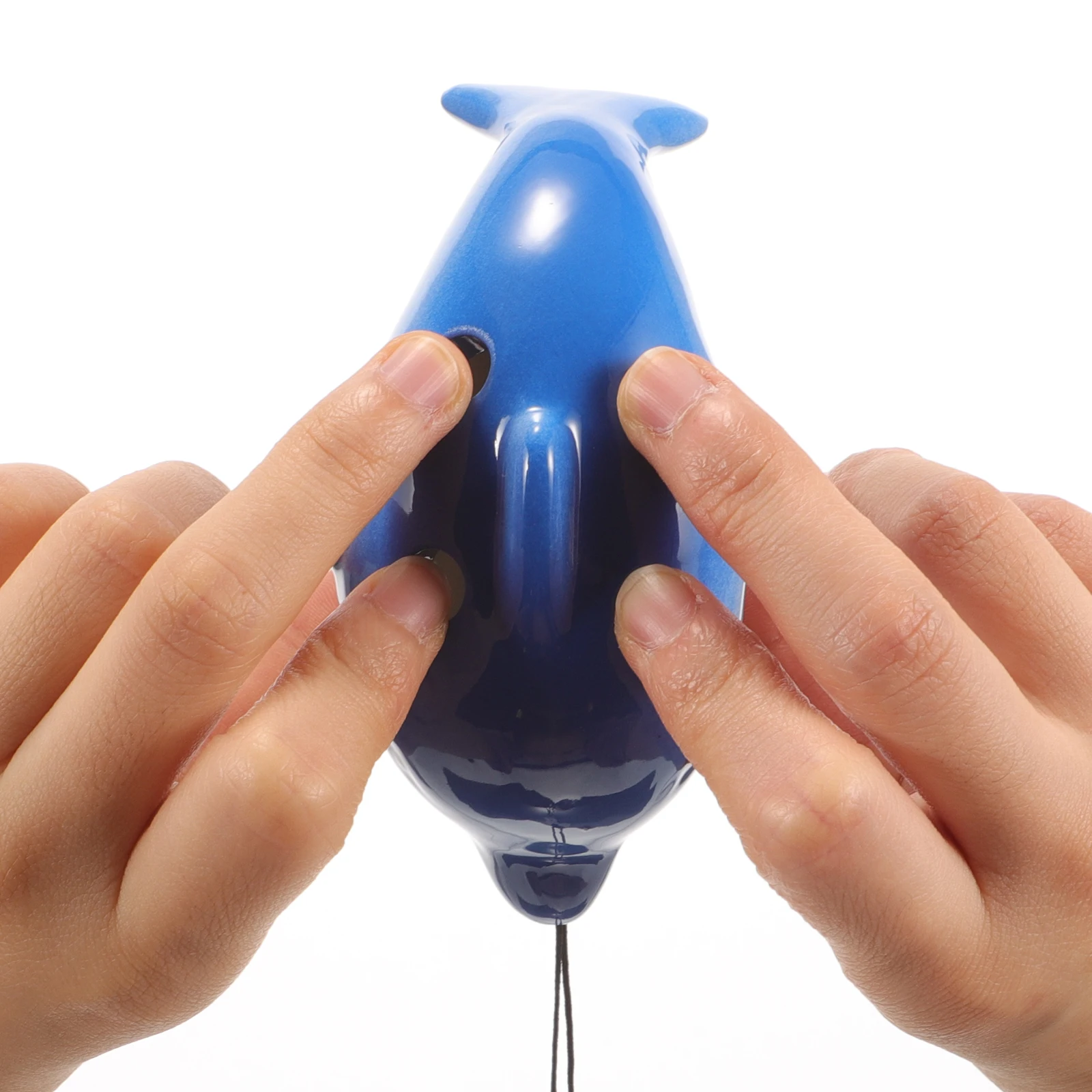 

Portable 6 Hole Ceramic Ocarina Mini Music Instrument for Beginners Kids Smooth Surface Wear Resistant Cute Shape Ideal Gift