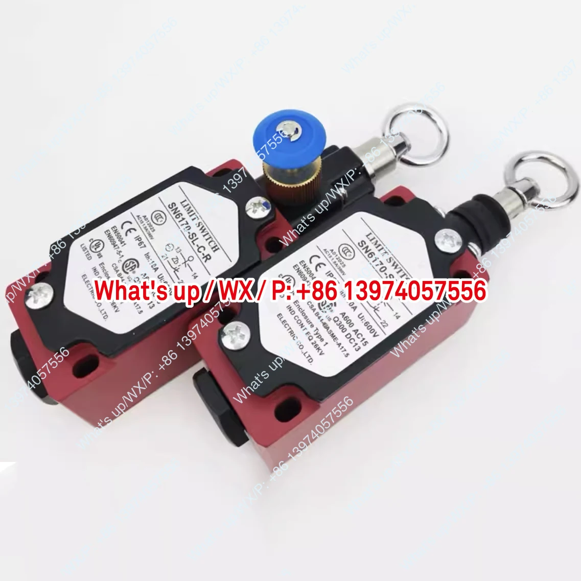 Pull rope emergency stop safety emergency stop pull wire switch SN4170 SN2170 SN6170-SL-C-R manual automatic