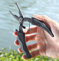 Y73 Multi-functional Fishing Pliers Eagle Nose Pliers Fishing Line Cutter Stainless Steel Open Loop Hook Pliers