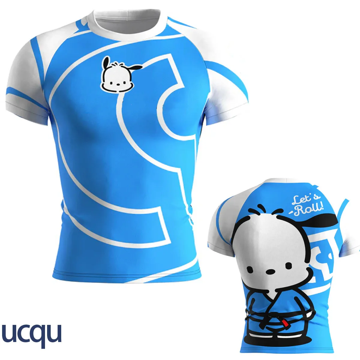 

New Style Sportswear, Blue Short-sleeved T-shirt, Quick-drying, Breathable and Comfortable for Men, Women, Adults and Children