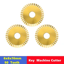 1 pz HSS titanio placcato dente su un lato taglio lama per sega circolare 60x6x16mm 90T per 238BS 2AS 2ALS copier strumenti per fabbro