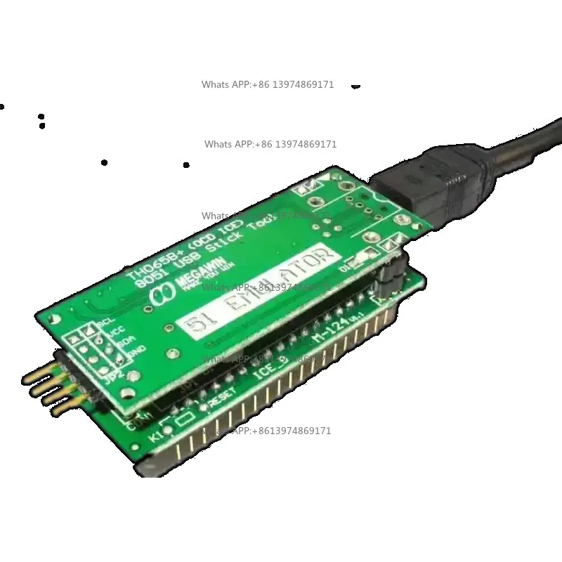 New version 51mini real USB interface 8051 core MCU emulator ISP/ICE debugging head