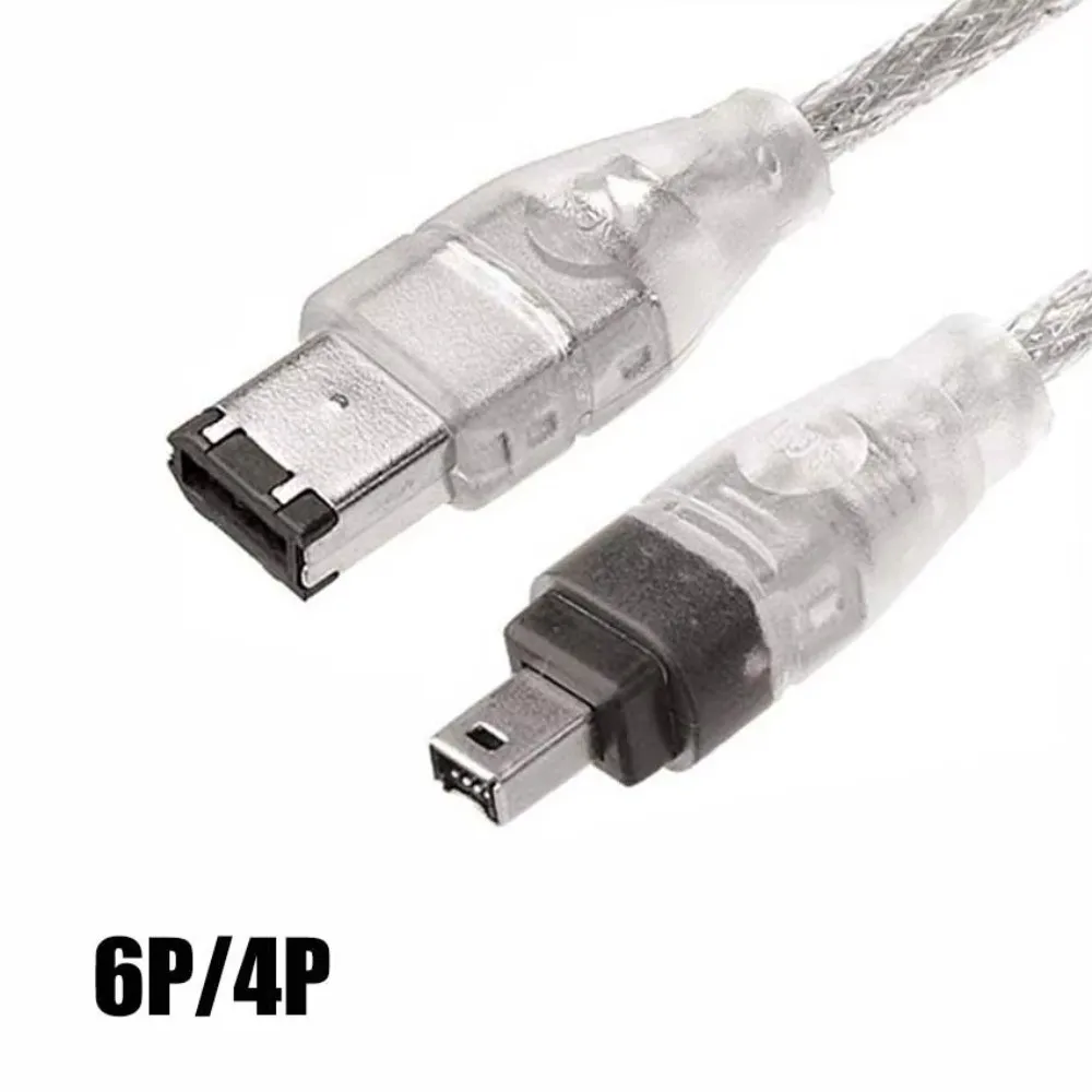 1.5M/5ft IEEE 1394 Cable USB 6P To 4Pin Male Connector 1394 Firewire Cable Connection Wire USB To Firewire Adapter