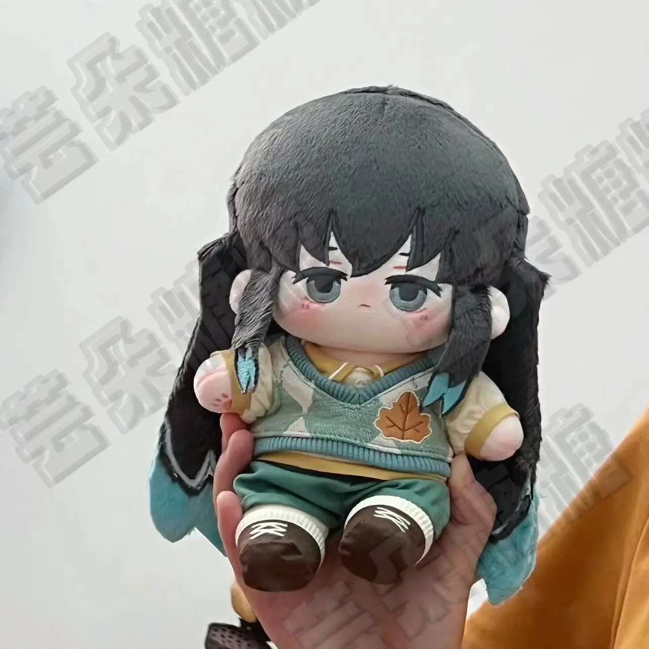 Gefüllte 20 cm Anime Demon Slayer Tokitou Muichirou Figur Dress-up Baumwolle Puppe Spielzeug für Kinder Erwachsene Sammeln Kawaii Geschenke